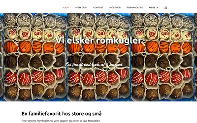 hansensromkugler.dk snapshot