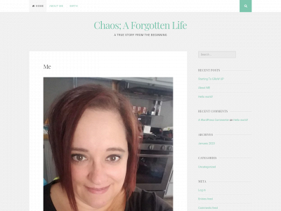 chaosaforgottenlife.com snapshot