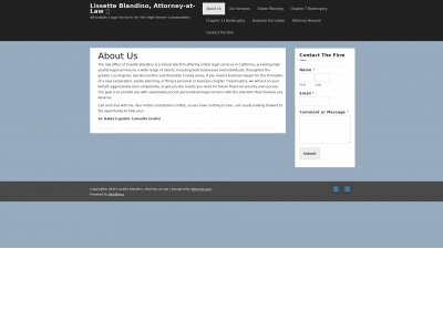 lissetteblandinolaw.com snapshot