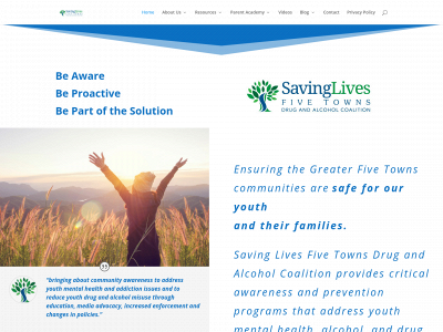 savinglives5townscoalition.org snapshot