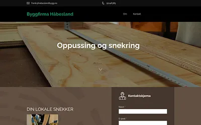 habeslandbygg.no snapshot