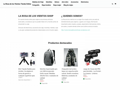 www.larosadelosvientosshop.com snapshot