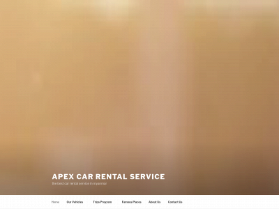 www.apexcarrentalservice.com snapshot