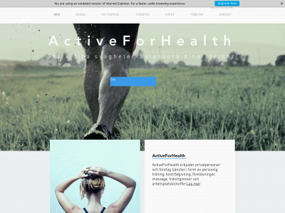 activeforhealth.se snapshot