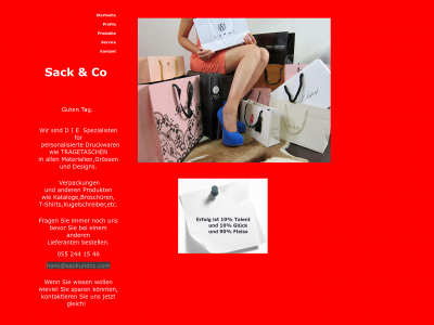 sackundco.ch snapshot