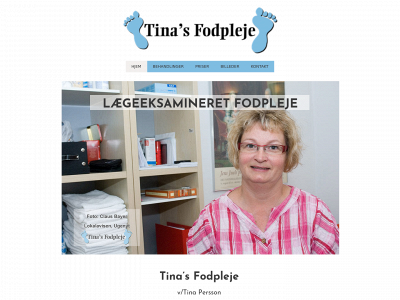 tinasfodpleje.dk snapshot