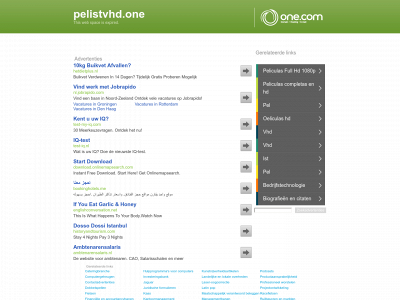 pelistvhd.one snapshot