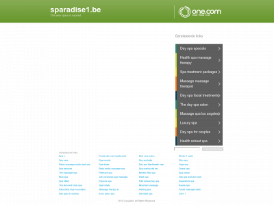 sparadise1.be snapshot