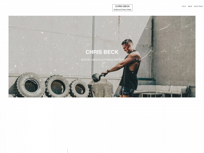 chris-beck.co.uk snapshot