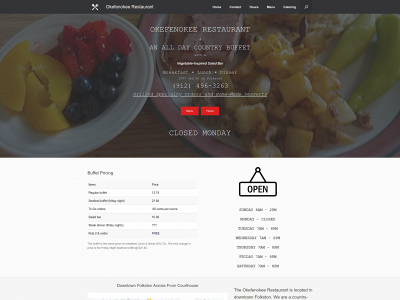 okefenokeebuffet.com snapshot