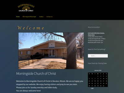 morningsidechurchofchrist.com snapshot