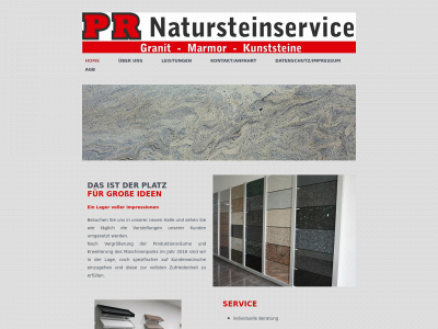 pr-natursteinservice.de snapshot