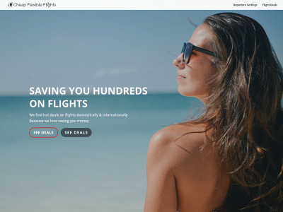 cheapflexibleflights.com snapshot