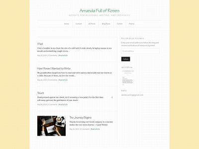 amandafullofroses.com snapshot