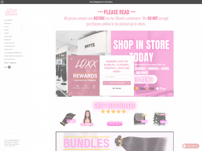 www.loxxofhair.com snapshot