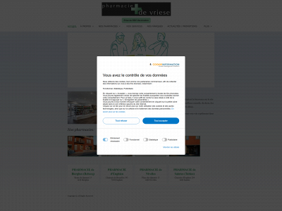 pharmaciedevriese.be snapshot