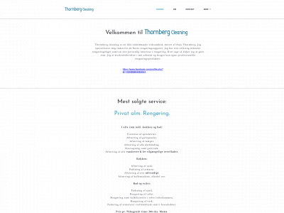 thornbergcleaning.dk snapshot
