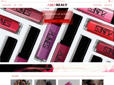 ajonesbeauty.com snapshot