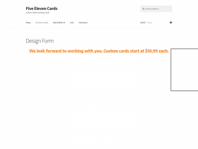 fiveelevencards.com snapshot