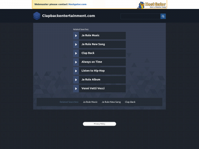 clapbackentertainment.com snapshot