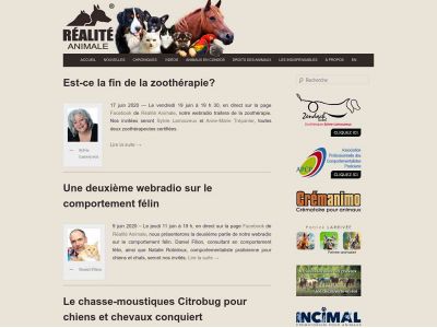 realite-animale.com snapshot