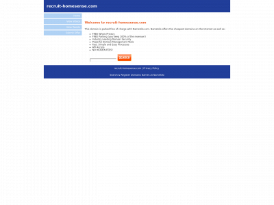 recruit-homesense.com snapshot