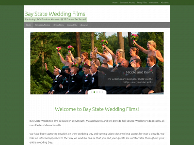 baystateweddingfilms.com snapshot