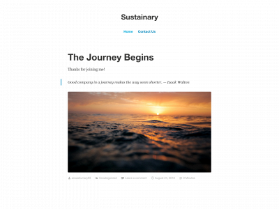 sustainary.com snapshot