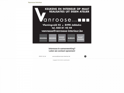 vanroose-interieur.be snapshot