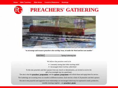 preachersgathering.org snapshot