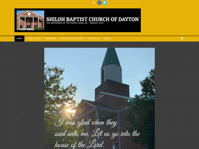 shilohbaptistchurchofdayton.org snapshot