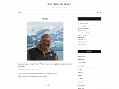 aguytalkschristianity.com snapshot