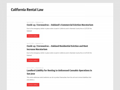 tenantlawcalifornia.com snapshot