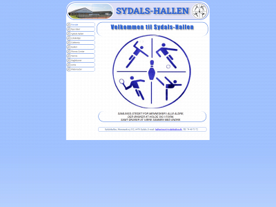 sydalshallen.dk snapshot