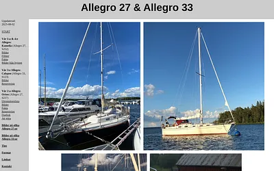 allegrosailing.se snapshot