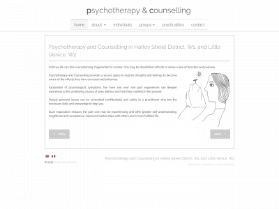 psychotherapypractice.london snapshot