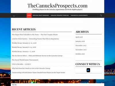 thecanucksprospects.com snapshot