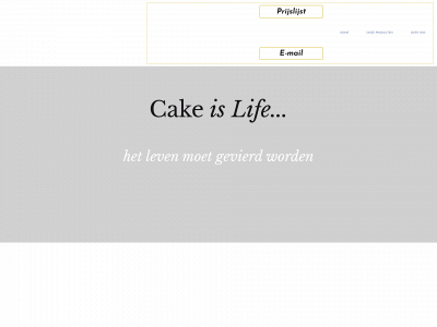 cakeislife.nl snapshot
