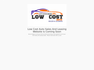 lowcostbestauto.com snapshot