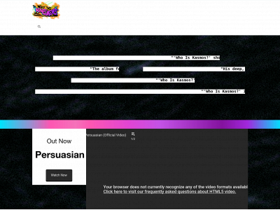whoiskasmos.com snapshot