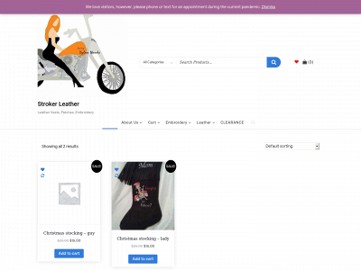 strokerleather.com snapshot