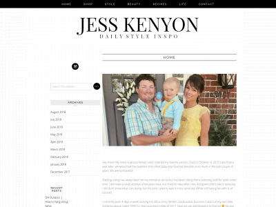 jesskenyon.com snapshot