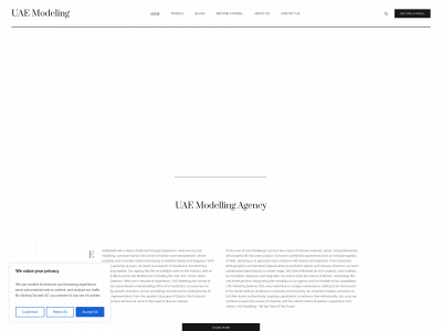 uaemodeling.com snapshot