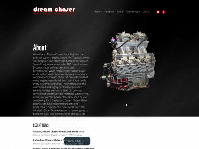 dreamchaserracing.com snapshot