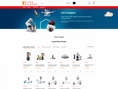 mixergrinderstore.com snapshot