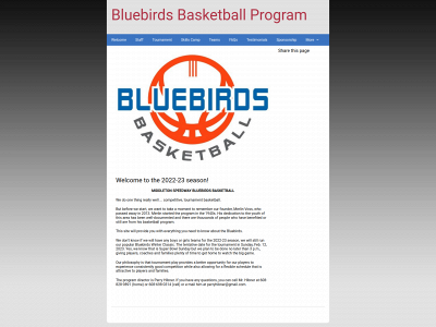 middletonbluebirdsbasketball.com snapshot