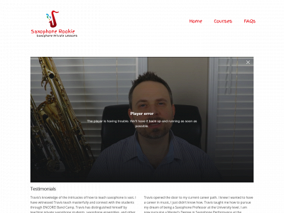 saxrookie.com snapshot