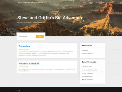 nomad-steve.com snapshot