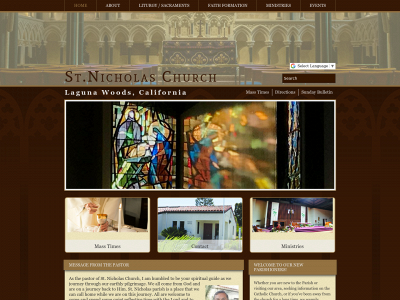 st-nicholaschurch.org snapshot