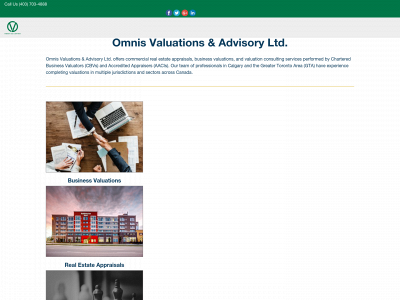 omnisvaluations.com snapshot